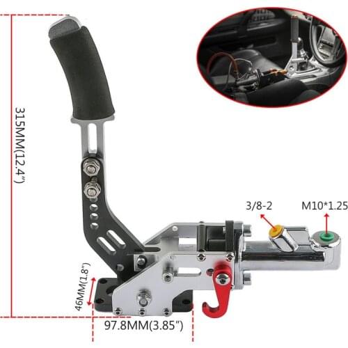 1Pc Aluminum Universal Racing Hydraulic Handbrake Lever Drift Hand brake Drift E-Brake Color brake handle car interior handbrake