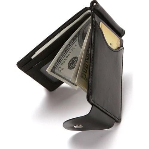 Vintage Slim Wallets Clutch Bags carteira Men PU Leather Wallet Card Holder Male Fashion Purse Small Hasp Money Bag Mini