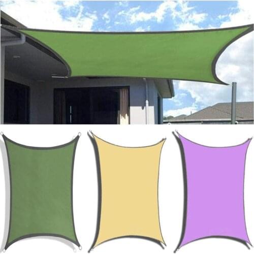UV Protection Triangle Tour-corner Sunshade Sail Tent For Courtyard Patio Outdoor Canopy Swimming Pool Shade Sails Garden Awning