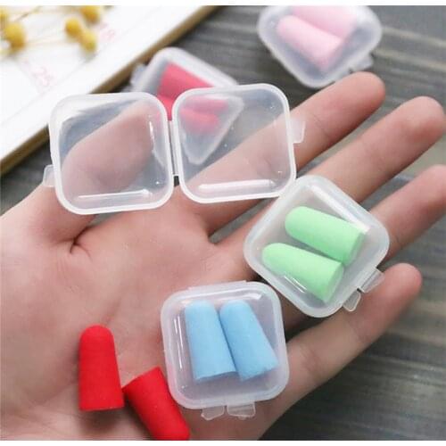 Soft Foam Ear Plugs Tapered Travel Sleep Noise Prevention Earplugs Improve Sleep Hearing Protection 2019