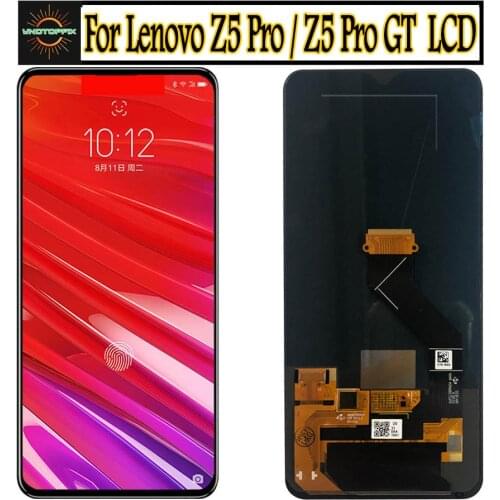 Super AMOLED 6.39" For Lenovo Z5 Pro GT LCD Display Touch Screen Digitizer Assembly Replacement For Lenovo Z5 Pro LCD Display