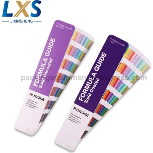 2 books C/U Pantone Color Guide GP1601A Formula Guide Solid Coated & Uncoated Set
