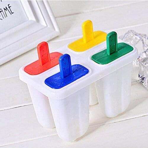 2016 Hot DIY Frozen ice maker mold box!Children lolly popsicle ice cream mould lattice tray pan kitchen cooking tools