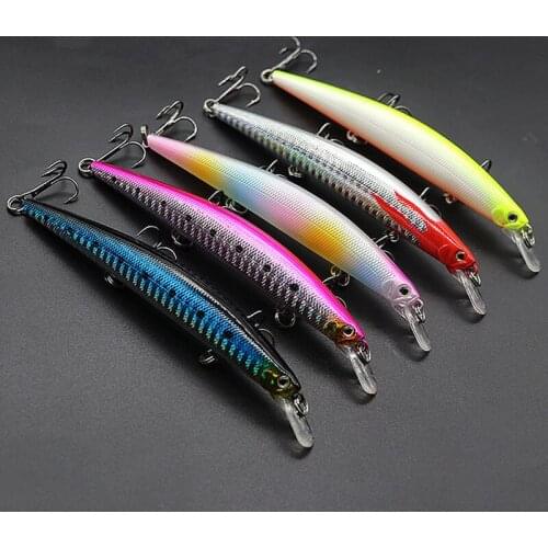 3D Eyes 115mm/12g Anti-Corrosion Bionic Plastic Fishing Bait Artificial Minnow Wobbler Freshwater Fishing Lure Hard Lure