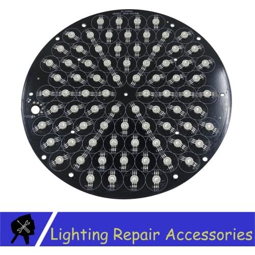 80x3w RGB 3in1 Led Lamps RGBW Lamp bead board For 80*3w Stage Light Par Light Repair Parts Accessories