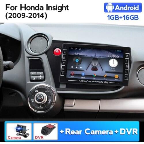 IPS Touch Screen Android Car Radio For Honda Insight 2009-2014 Multimedia Video Player GPS Navigation Head Unit Usb Carplay Wifi