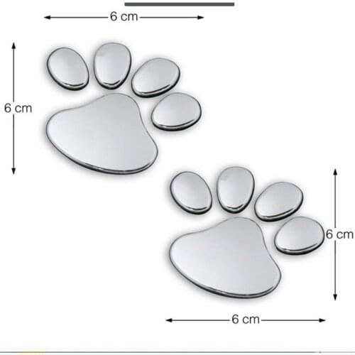 Car cute footprint sticker FOR toyota yaris prius w205 golf mk4 polo volkswagen mitsubishi asx for hyundai ix35 fiat stilo