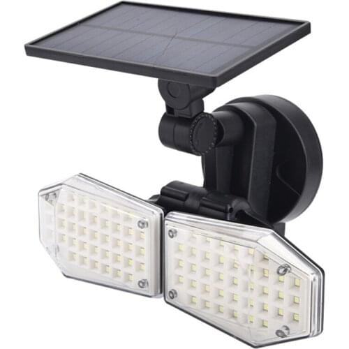 Solar Street Lamp Motion Sensor Built in Long Battery Life Wall Light Outdoor Powered Sunlight Waterproof LED Bulbs 120 Degree