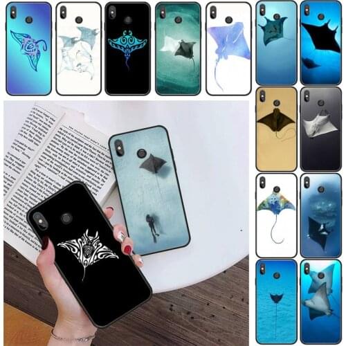 Ocean Animal Manta Ray Phone Case For Xiaomi Redmi Note7 Pro Note8 Pro 8T Note9 9S Redmi8 8A Note10 9C
