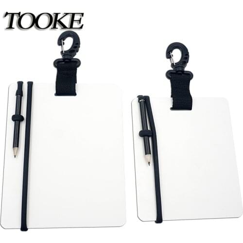 Scuba Dive Underwater Writing Slate diving Wordpad Gear Board with Pencil diving accessary
