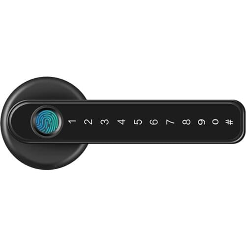 Fingerprint Door Lock Keyless Entry Biometric Password Lever Handle Lock With Password Fingerprint Key APP
