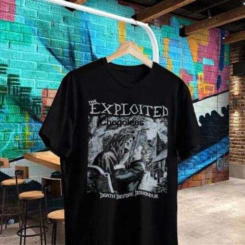 The Exploited Death Before Dishonour Band T Shirt