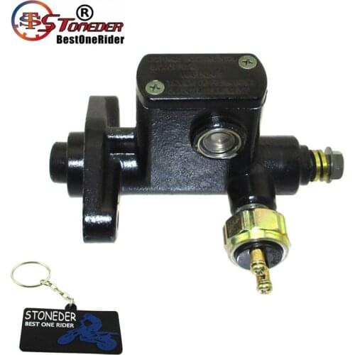 STONEDER Hydraulic Brake Master Cylinder For 90cc 110cc 125cc Go Kart ATV Quad Sunl Single Piston Type Buggy