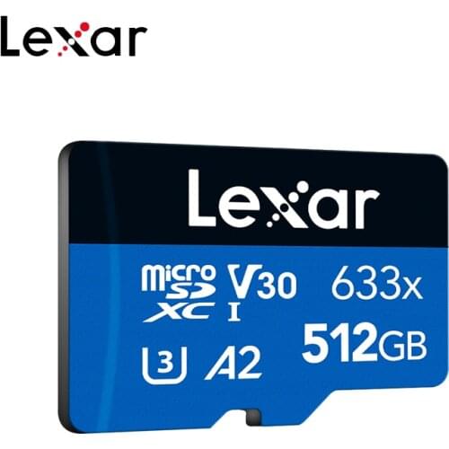 Lexar 100% Original Memory Card 633x Read Speed up to 95Mb/s 32GB SDXC Class 10 Micro SD Card 64GB 128GB U3 UHS-I V30 TF Microsd
