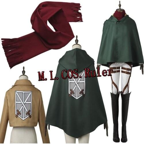 HOT Anime COS Cosplay Costume Clothes Training Corps Battle Halloween Outfit