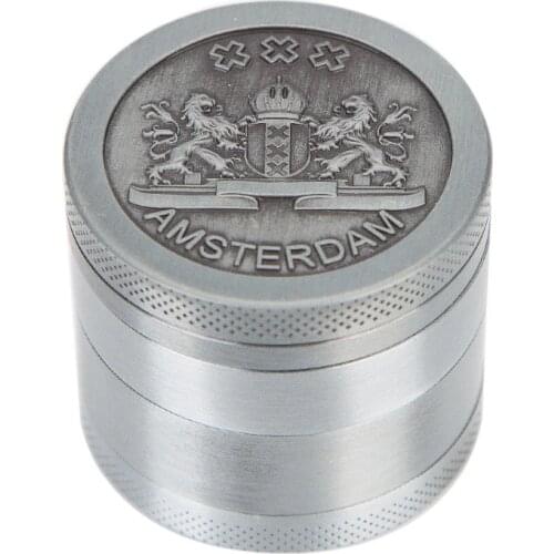 2020 Hot Selling Grinders Rasta Metal Mill Herb Spice Muller Grinder Smoking 4 Part 40mm Crusher grinder tobacco Maker wholesale