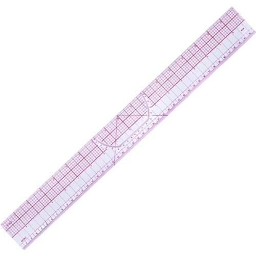 Dailylike Multi-function Soft Plastic French Curve Ruler Sewing Tailor Straight Ruler For DIY Patchwork Design Cloth Tool