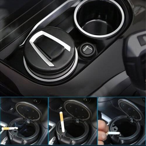 New Portable Auto Car Ashtray For BMW 1 2 3 4 5 6 7 Serie x1 X3 X4 X5 X6 E60 E90 F07 F09 F10 F15 F30