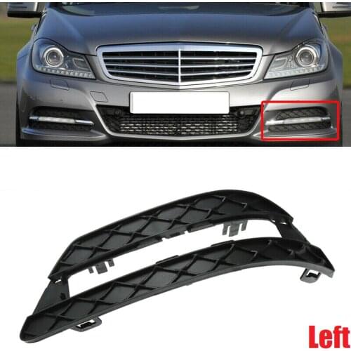 NEW-Left Daytime Running Light Fog Lamp Cover Grille for Mercedes Benz W204 C-Class 2011-2014 A2048803224 2048803224