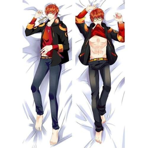 New Japanese BL Male Anime Mystic Messenger Luciel Choi Throw Otaku Dakimakura Gifts Bedding Hugging Body Pillow Case 150x50 CM