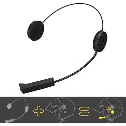 Universal Helmet Headset Microphone Bluetooth Handsfree Stereo Headphone For Motorcycle Intercom Motobike Ridingone