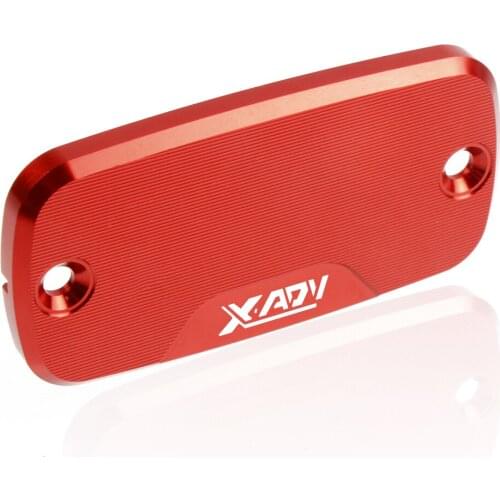 CNC Motorcycle Front Rear Brake Fluid Reservoir Cap Cover Motorcycle Accessories Fluid Tank Cap For HONDA XADV 2017-2019