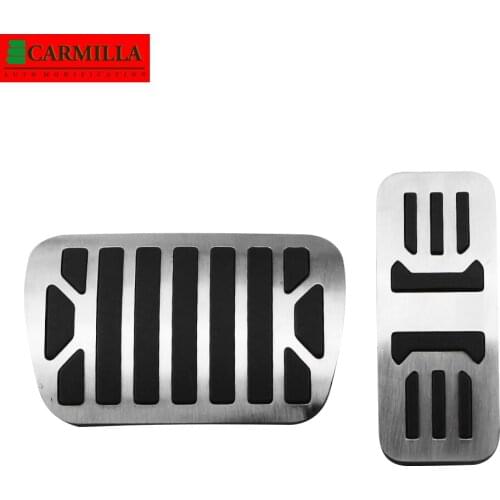 Carmilla Car Pedals for JAGUAR XE 2014 2015 2016 Gas Brake Pedal Protection Cover Stainless Steel Replacement Parts