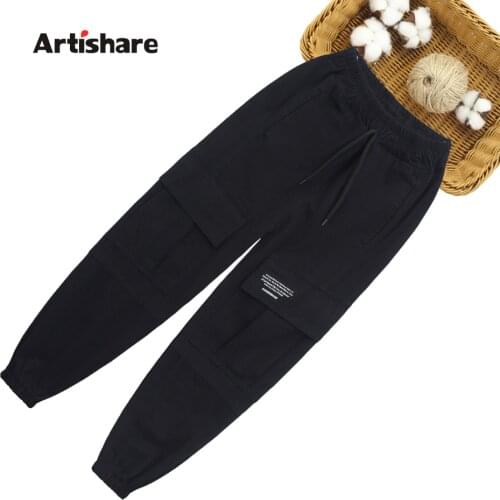 Cargo Pants For Girls Letter Kids Girls Pants Pockets Kids Pants 2021 Newest Clothes For Girls 6 8 10 12 14