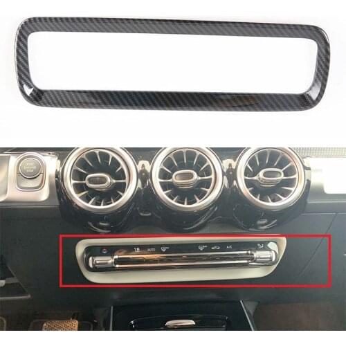 For Mercedes-Benz GLA-Class H247 GLA200 220 250 2020 2021 Air Conditioner Switch Button Frame Cover Trim Accessories Car Styling