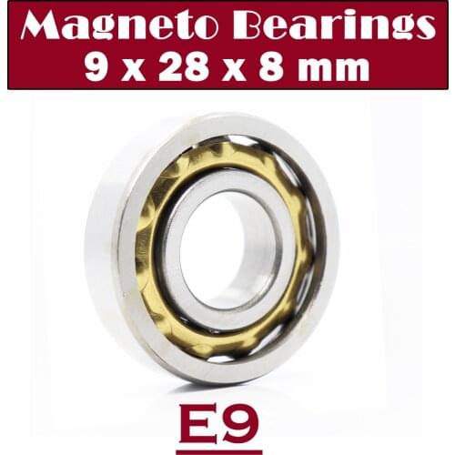 E9 Magneto Bearing 9*28*8 mm ( 1 PC ) Angular Contact Separate Permanent Motor Ball Bearings EN9 FB9
