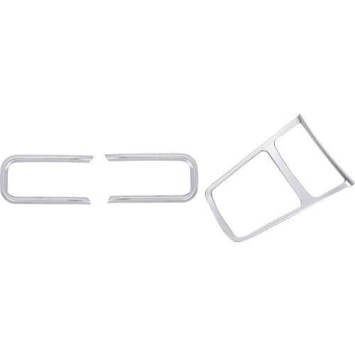 Chrome Interior Accessory Cd Switch Sequin Trim With Silver Car Chrome Storage Box Trim Ashtray Frame