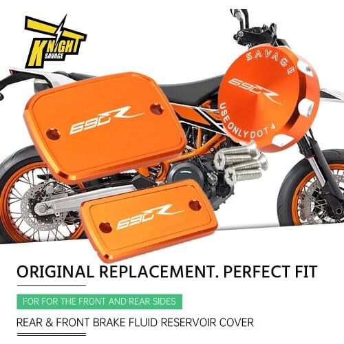 Motorcycle Front & Rear Brake And Clutch Fluid Reservoir Cover Oil Pump Cap For 690 SMC-R Enduro R 14-22 Motor Master Cylinder