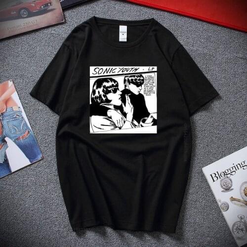 Summer Harajuku Cool Youth Goo Cartoon Fiction Unisex T Shirt Premium Cotton Short Sleeves T-Shirt Top Camiseta Masculina