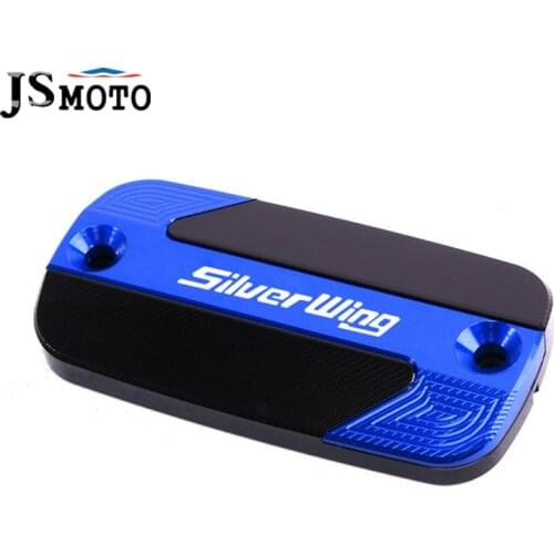 Motorcycle CNC Aluminum Front Brake Fluid Reservoir Cap Cover For HONDA Sliver Wing 400 2008-2014 Sliver Wing 600 2003-2014