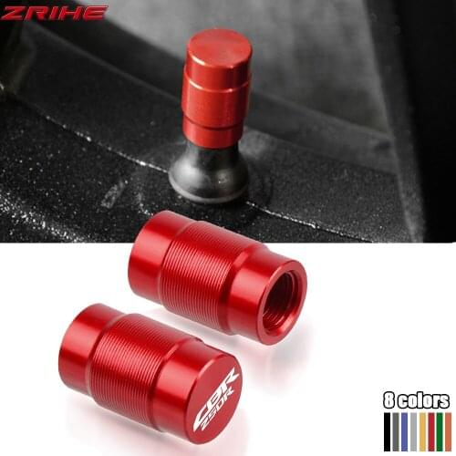 Motorcycle accessories CNC Front Rear Aluminum Wheel Tire Valve caps For Honda CBR250R CBR 250R CBR 250 R All year With LOGO