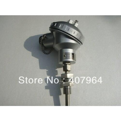 Class A Pt100 Transmitter 0-300C With G1/4" Movable Thread Hereasu Brand Thin Film Element 4-20mA Output