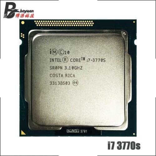 Intel Core i7-3770S i7 3770S i7 3770 S 3.1 GHz Quad-Core Eight-Core 65W CPU Processor LGA 1155