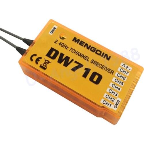 RC Receiver DW710 compatible WFLY 2.4G Receiver For 4 channel WFLY6 WFLY7 WFLY9 Remote Control