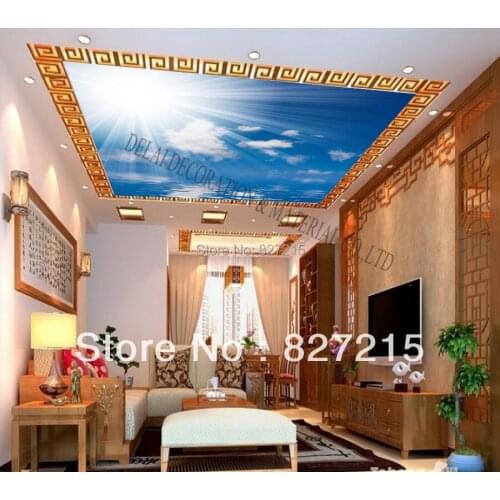 S--5223 /Print Ceiling tiles /PVC Stretched Ceiling Film/Home or Ceiling Decoration/Function as Ceiling Panel
