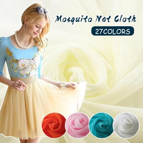 10M*160cm Polyester Net Fabric Honeycomb Mesh Cloth Cushion Knit Interlining Apparel Bags DIY Sewing Material