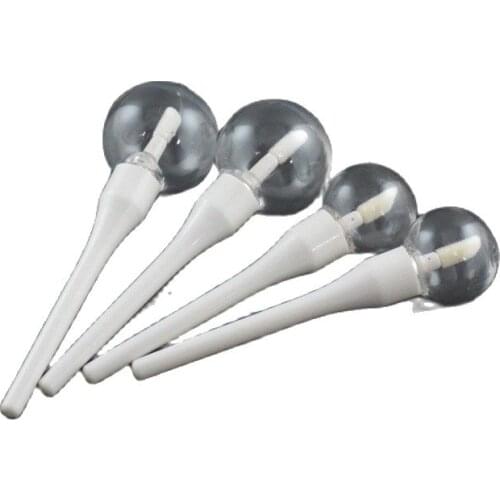 6ML /11ml lamp bulb shape lip gloss/color cream tube or lip balm tube with brush,empty container