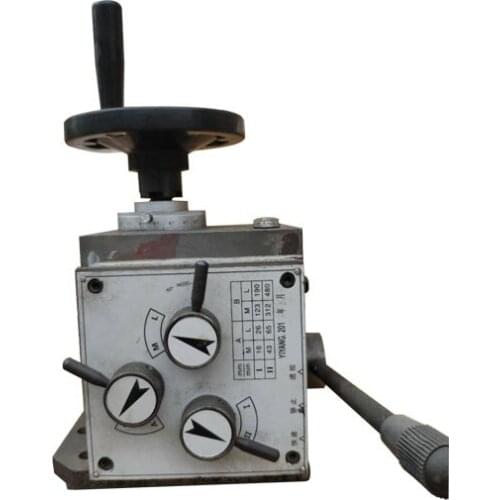 Drilling and milling machine ZX6350 50C 7550 with 06 automatic gear feeder gearbox mechanical feeder