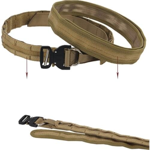 Tactical Military Belt Combat Quick Release Buckle Molle Shooter Belts Adjustable Army Hunting Airsoft Police Training Duty Belt