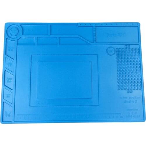 Heat Resistant Working Pad Phone Repair BGA Soldering Station Platform Heat Insulation Silicone Mat