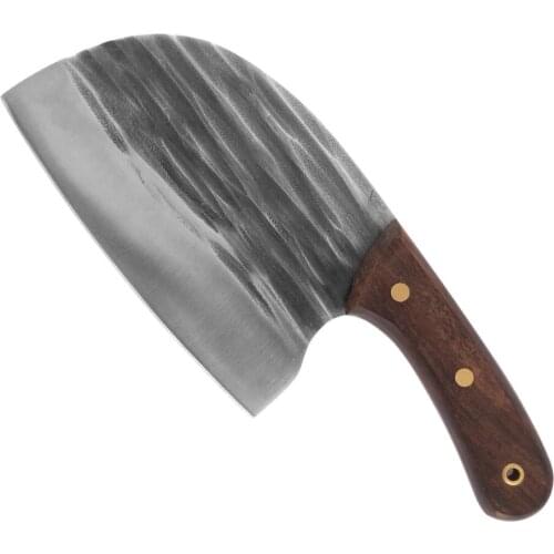 6 Inch Kitchen Knife Stainless Steel Forged Chopping Cleaver Slicing Vegetables Wenge Wood Handle Chinese Chef Cleaber Butcher