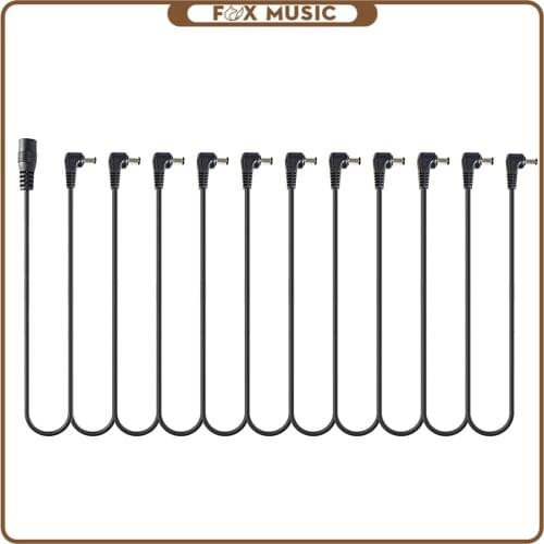 1 To 11 Audio Cable Guitar Effects Pedal Power Supply Splitter Cable Daisy Chain Cable Multi-interface Connecting