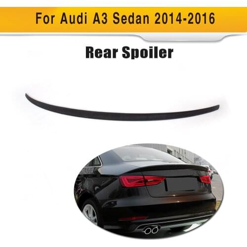 Car rear spoiler for Audi A3 4D 2013 2014 2015 2016 auto rear trunk wings