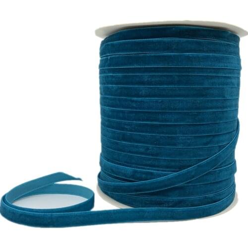 6/10/15/20/25/38mm DeepBlue Velvet Ribbon Handmade Wedding Party Decoration Ribbon For Gift Wrapping DIY Hair Bowknot