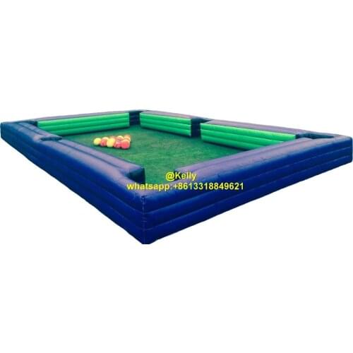 Free air shipping inflatable snookball football for sale, durable inflatable snooker cue, carnival inflatable billiard snookers