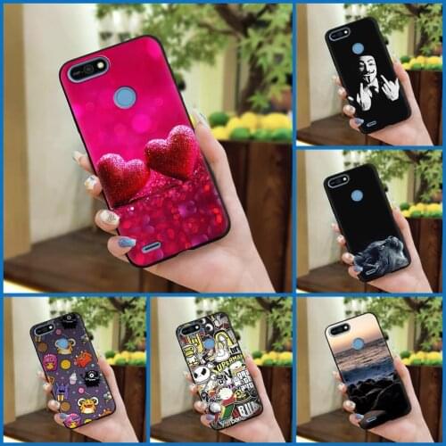 Glitter Anime Phone Case For Tecno POP2F/B1F Beautiful Phone stand Popsocket Dirt-resistant